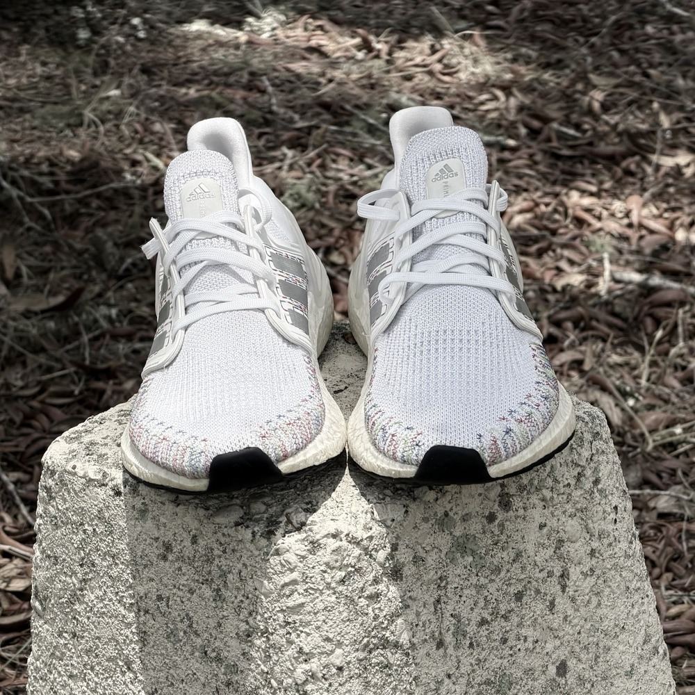 Adidas UltraBoost 20 White  Women's Size 7.5 Running Shoe-FY3467 - Picture 4 of 11